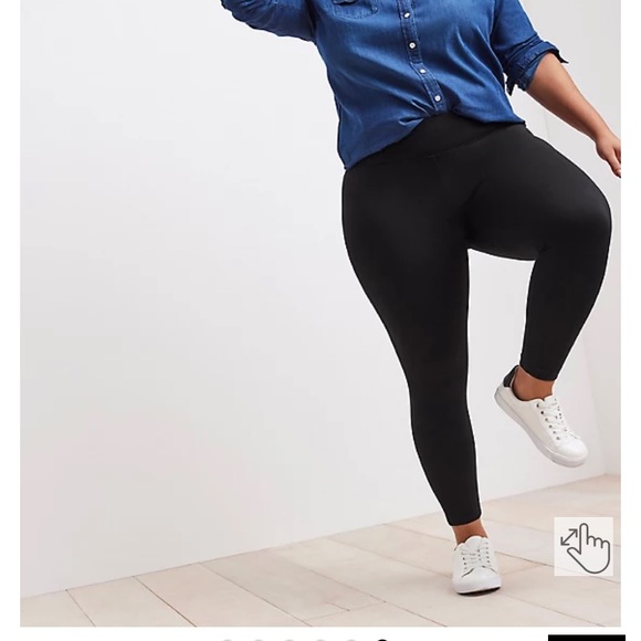 Torrid Black Ponte Pixie Pant 1 - Picture 2 of 11